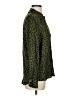 Zara Animal Print Green Long Sleeve Blouse Size XS - photo 4