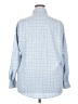 Assorted Brands Checkered-gingham Blue Long Sleeve Button-Down Shirt Size XXL - photo 2