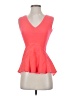 H&M Orange Sleeveless Blouse Size 2 - photo 1