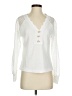 Cupshe 100% Polyester White Long Sleeve Blouse Size S - photo 1