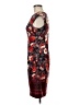 North Style Print Red Cocktail Dress Size 6 - photo 5
