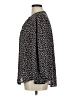 Ann Taylor LOFT 100% Polyester Polka Dots Black Long Sleeve Blouse Size M - photo 5