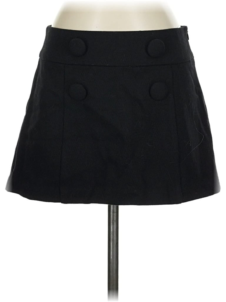 Pre-owned Guess Wool Skirt In Black