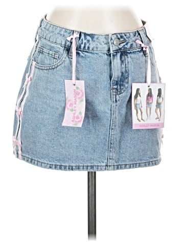 Ashley Mason Denim Skirt (view 1)