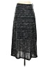 Robert Louis Stripes Gray Casual Skirt Size S - photo 2