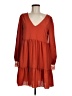 Unbranded 100% Polyester Red Casual Dress Size 6 - photo 1