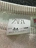 Zara Metallic Silver Long Sleeve Top Size 3 - 4 - photo 3