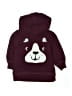 Carter's 100% Cotton Burgundy Zip Up Hoodie 0-3 MO / 3 MO - photo 1