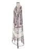 Maurices 100% Polyester Ivory Kimono Size S - photo 5