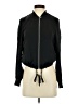 Divided by H&M 100% Polyester Black Track Jacket Size 2 - photo 1