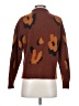 Madewell Animal Print Brown Pullover Sweater Size S - photo 2