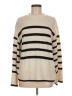 Divided by H&M 100% Acrylic Stripes Ivory Pullover Sweater Size M - photo 1