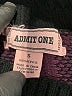Admit One 100% Acrylic Plaid Purple Pullover Sweater Size S - photo 7