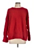 Unbranded 100% Polyester Solid Red Pullover Sweater Size L - photo 1