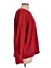 Unbranded 100% Polyester Solid Red Pullover Sweater Size L - photo 4