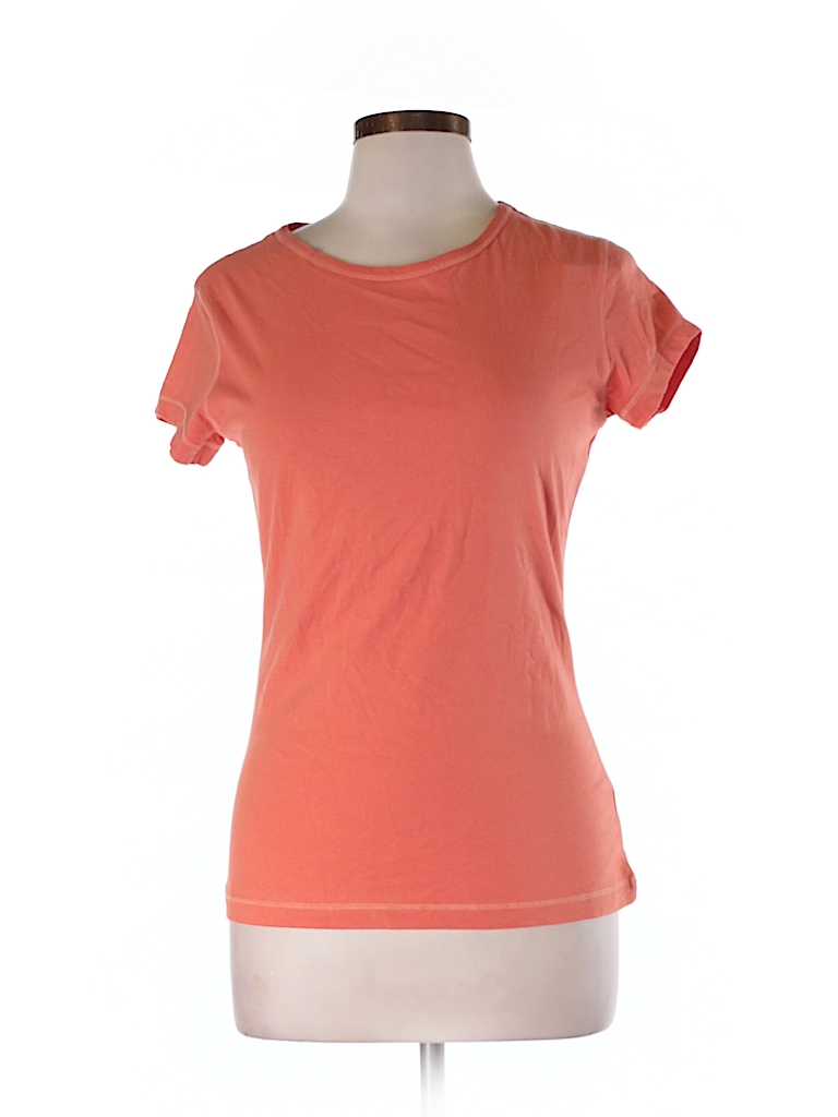 North River Outfitters Solid Orange Short Sleeve T-Shirt Size S - 91% ...
