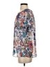 Milly 100% Polyester Blue Short Sleeve Blouse Size S - photo 5