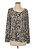 Ann Taylor LOFT 100% Polyester Gray Long Sleeve Blouse Size S - photo 1