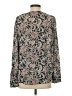 Ann Taylor LOFT 100% Polyester Gray Long Sleeve Blouse Size S - photo 2