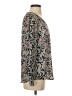 Ann Taylor LOFT 100% Polyester Gray Long Sleeve Blouse Size S - photo 4