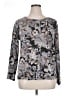 Dantelle Floral Gray Pullover Sweater Size XL - photo 1