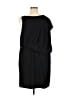 DKNYC 100% Polyester Solid Black Cocktail Dress Size XL (estimated) - photo 2