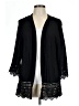 Xhilaration 100% Rayon Black Kimono Size L - photo 1