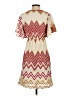 Judith March 100% Polyester Chevron-herringbone Burgundy Cocktail Dress Size S - photo 2