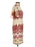 Judith March 100% Polyester Chevron-herringbone Burgundy Cocktail Dress Size S - photo 4