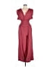 Max Studio Solid Red Jumpsuit Size M - photo 1