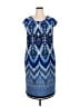 Cato Graphic Blue Casual Dress Size 20W - photo 1