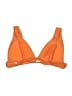 Unbranded Solid Orange Swimsuit Top Size L - photo 2