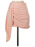 Zara 100% Polyester Solid Pink Casual Skirt Size XS - photo 1