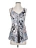 Ours Silver Sleeveless Top Size S - photo 1