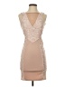 Miss Selfridge Tan Cocktail Dress Size 4 - photo 1