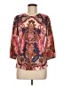 One World Pink 3/4 Sleeve Blouse Size M - photo 1