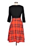 Assorted Brands Argyle Red Casual Dress Size L - photo 2