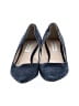 Saks Fifth Avenue 100% Leather Blue Heels Size 6 - photo 2