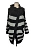 Assorted Brands Stripes Gray Pullover Sweater One size - photo 1