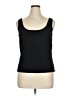 David's Bridal Solid Black Tank Top Size 1X - photo 1