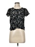 Rewind Black Short Sleeve Top Size M - photo 1