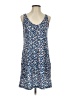 Unbranded Floral Blue Casual Dress Size S - photo 1