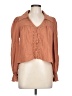 Millibon Brown Long Sleeve Blouse Size L - photo 1