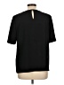 CeCe 100% Polyester Black Short Sleeve Top Size L - photo 2