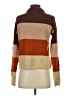 Love By Design Color Block Brown Turtleneck Sweater Size S - photo 2