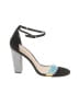 Shoe Republic LA Color Block Black Sandals Size 10 - photo 1