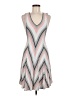 Max Studio Chevron-herringbone Gray Cocktail Dress Size M - photo 1