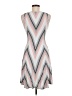 Max Studio Chevron-herringbone Gray Cocktail Dress Size M - photo 2
