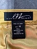 Midnight Velvet 100% Polyester Solid Gold Formal Skirt Size 14 - photo 4