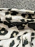Banana Republic 100% Polyester Animal Print Silver Long Sleeve Blouse Size XS - photo 7